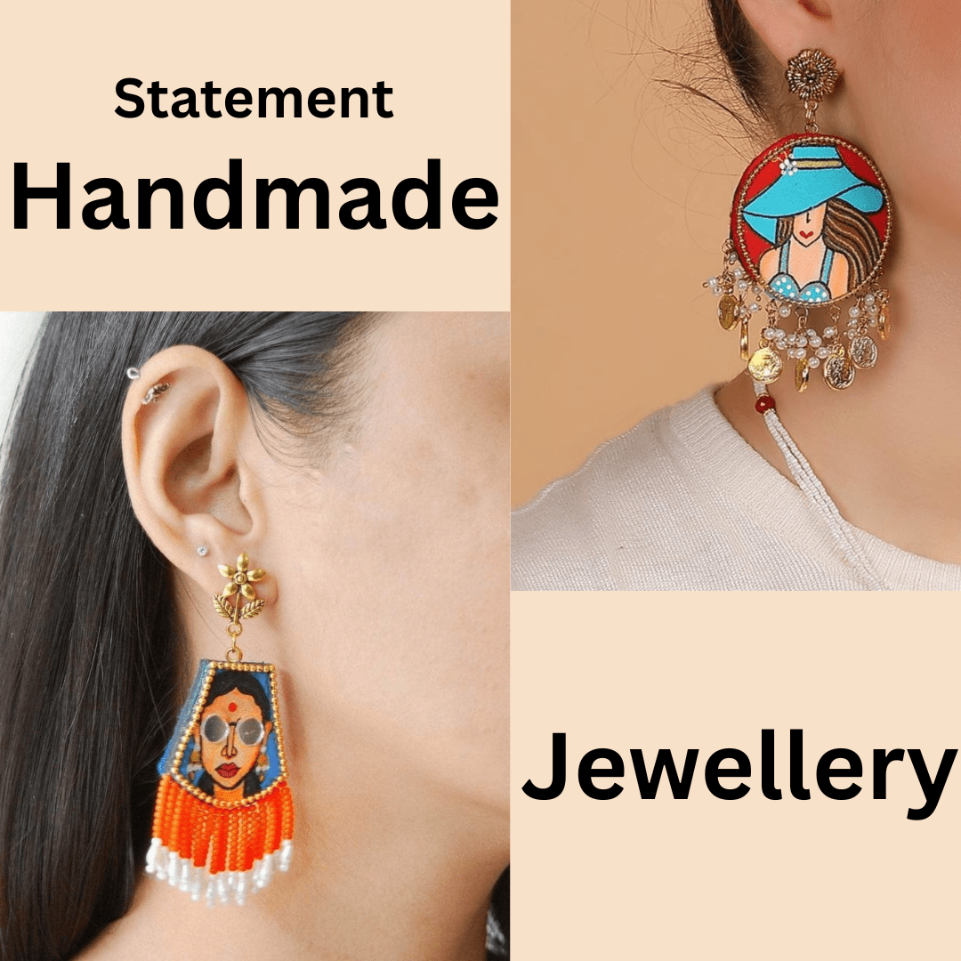 Handmade Statement Jewellery by khoj.city | Bold, Artistic & Unique - KHOJ.CITY