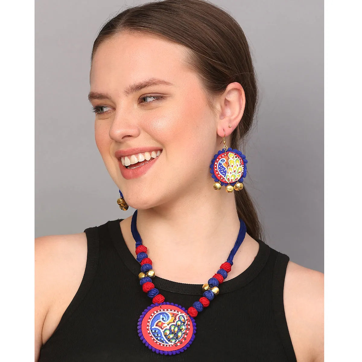 Mohana Classic Multi Color Handmade (Necklace set) HP-NP