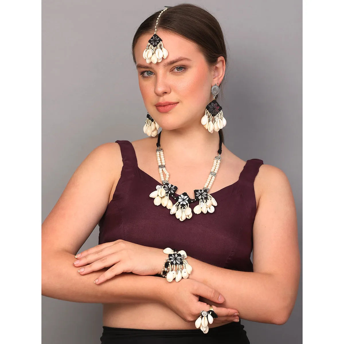 Ebony Multi Color Handmade (Shaadi set) HM-NP-