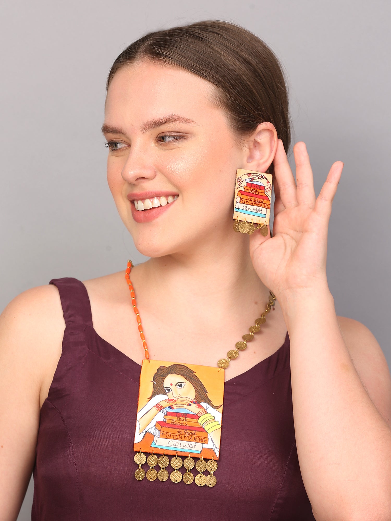 Geeky Urban Naari Bohemian Multi Color Handmade (Necklace set) HP-NP