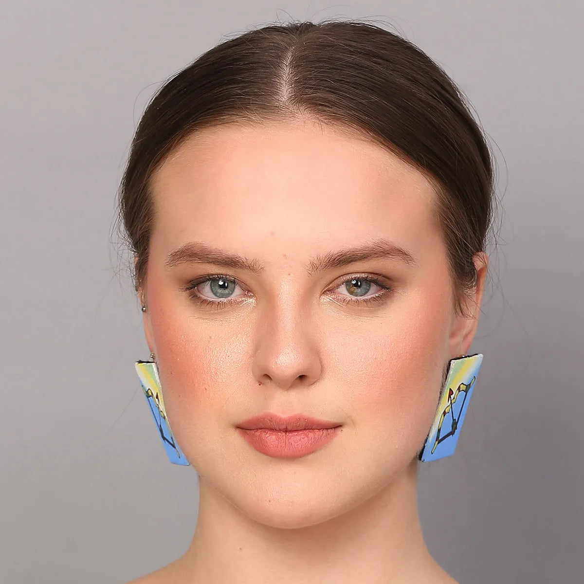 Ram Janaki Traditional Blue Handmade Drop (Earrings) HP-ER-