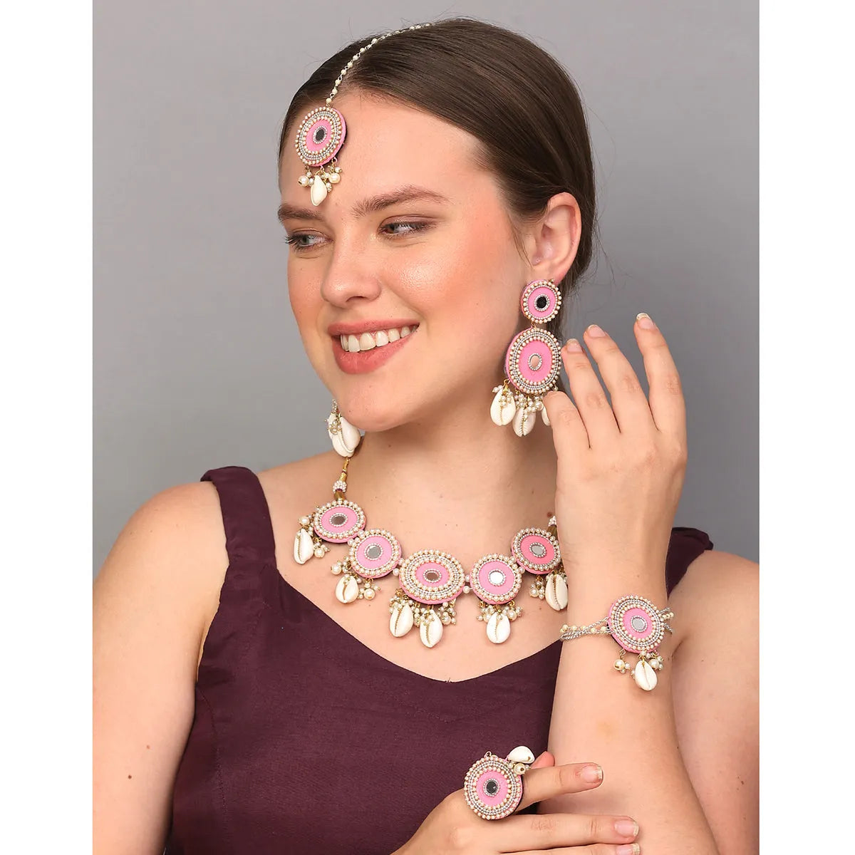 Blush Classic Multi Color Handmade (Shaadi set) HM-NP-