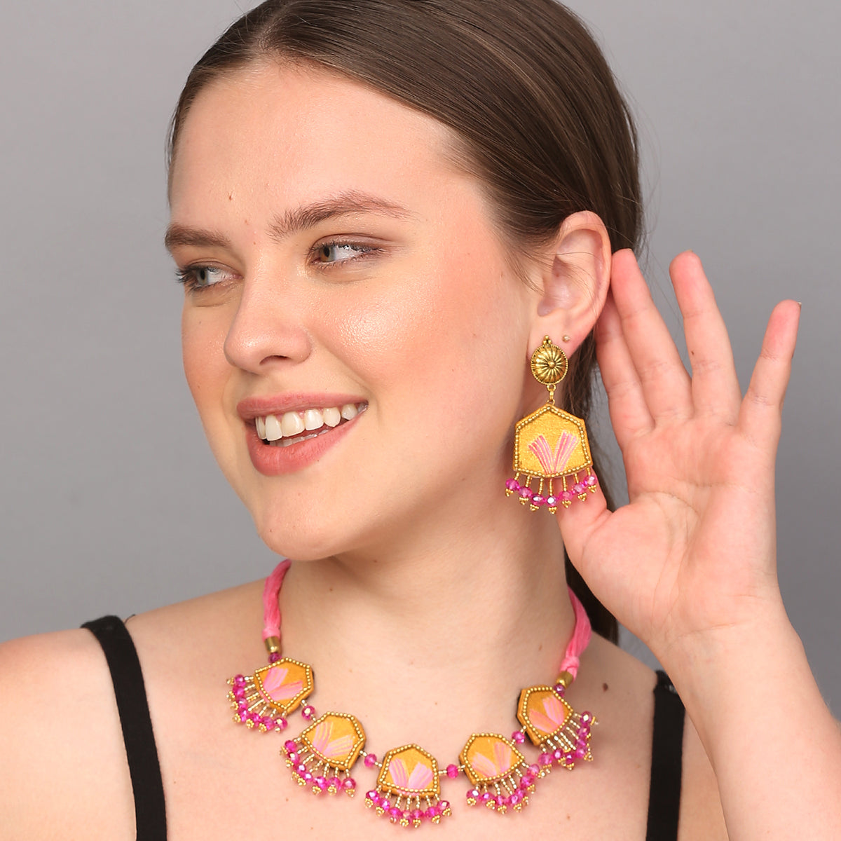Candy Traditional Multi Color Handmade (Choker set) HP-NP