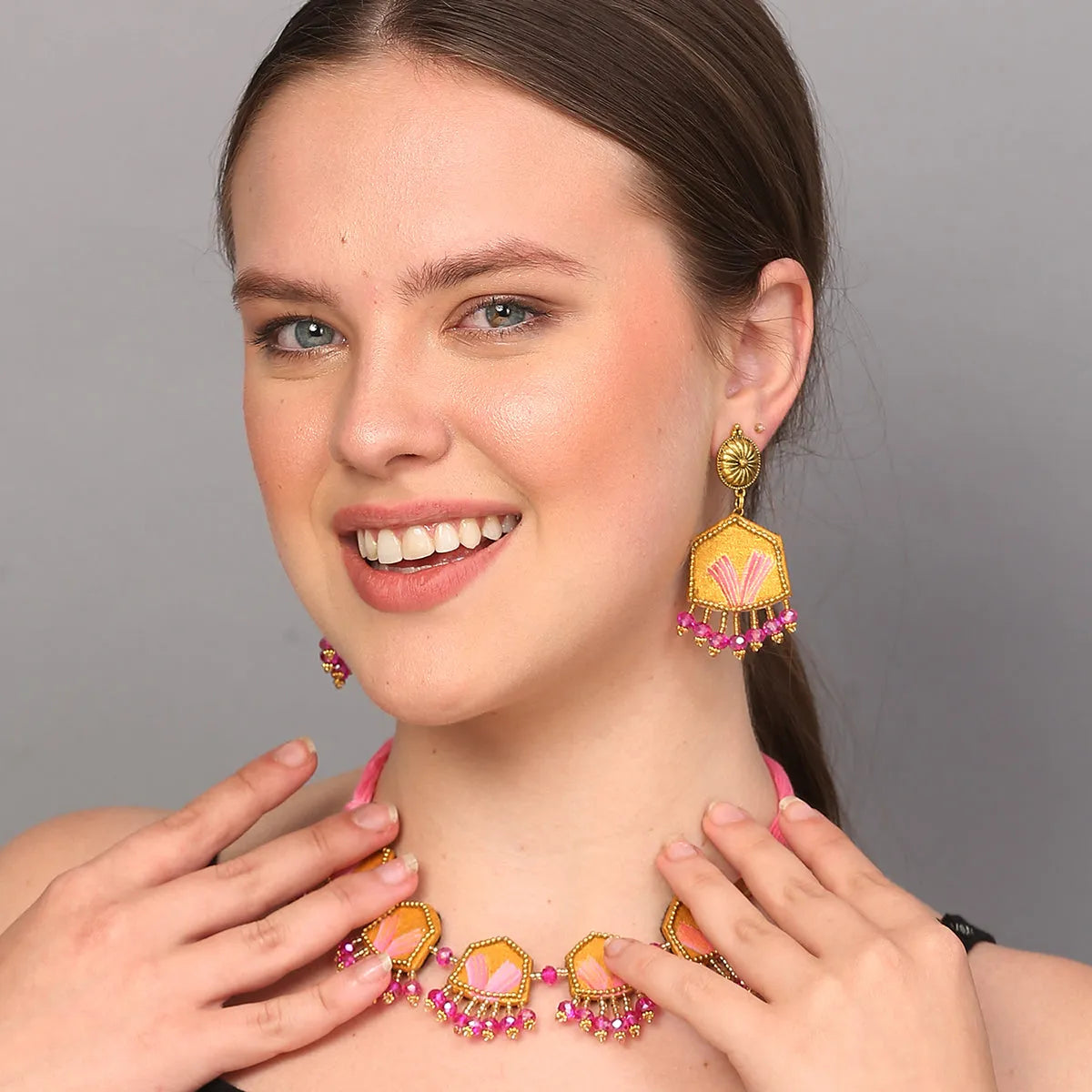 Candy Traditional Multi Color Handmade (Choker set) HP-NP