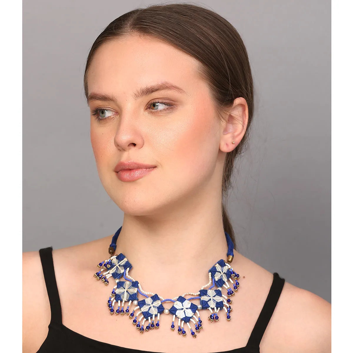 Nivi Mirror Classic Multi Color Handmade (Choker Set) HM-NP-008