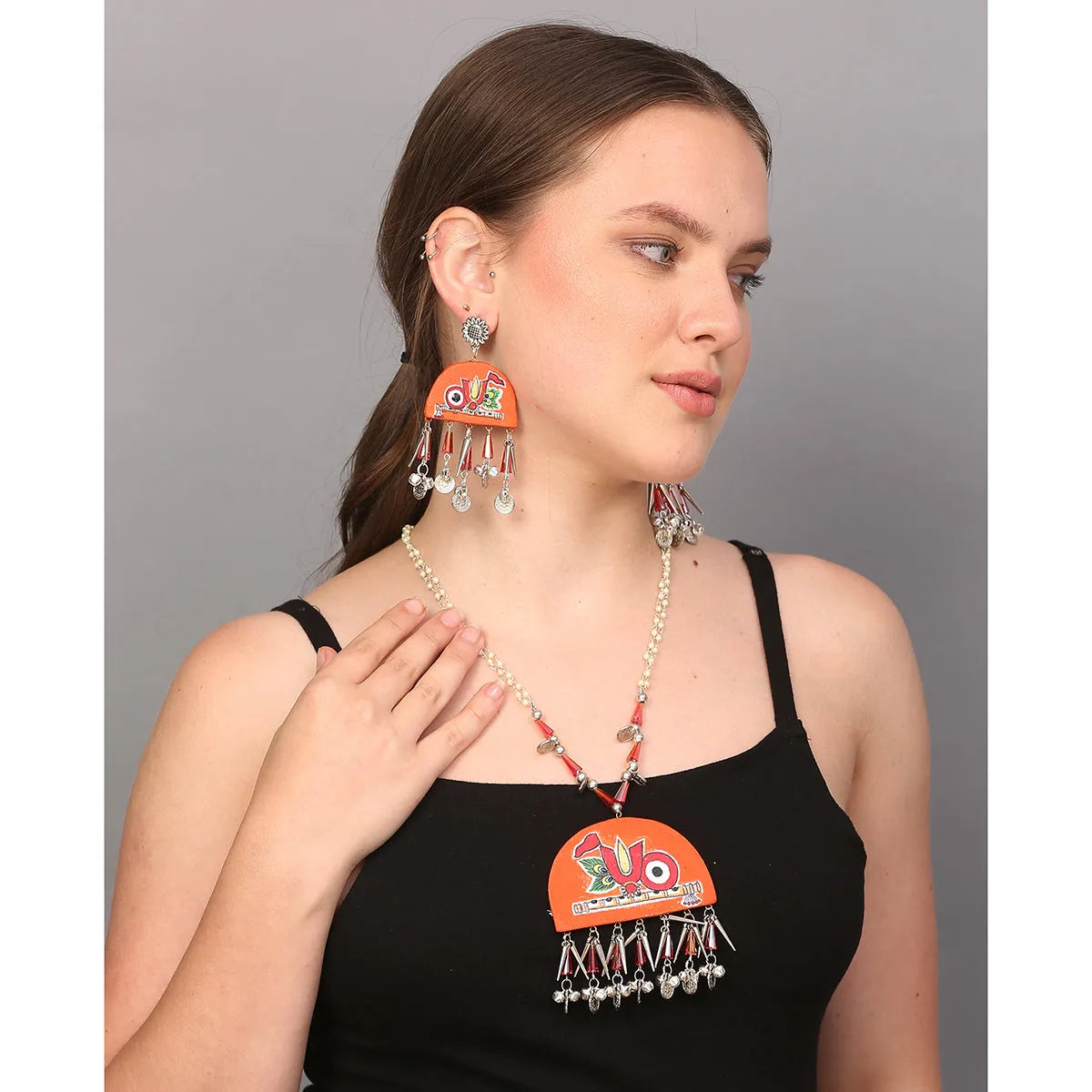 Astra Traditional Multi Color Handmade (Necklace set) HP-NP-