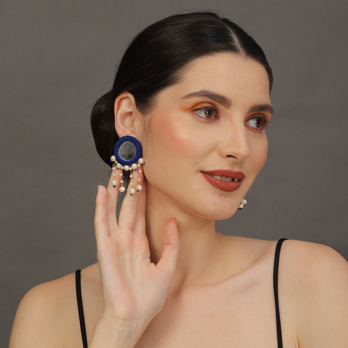 Oxidised Charms Multi Color Handmade Drop (Earrings) HM-ER-027