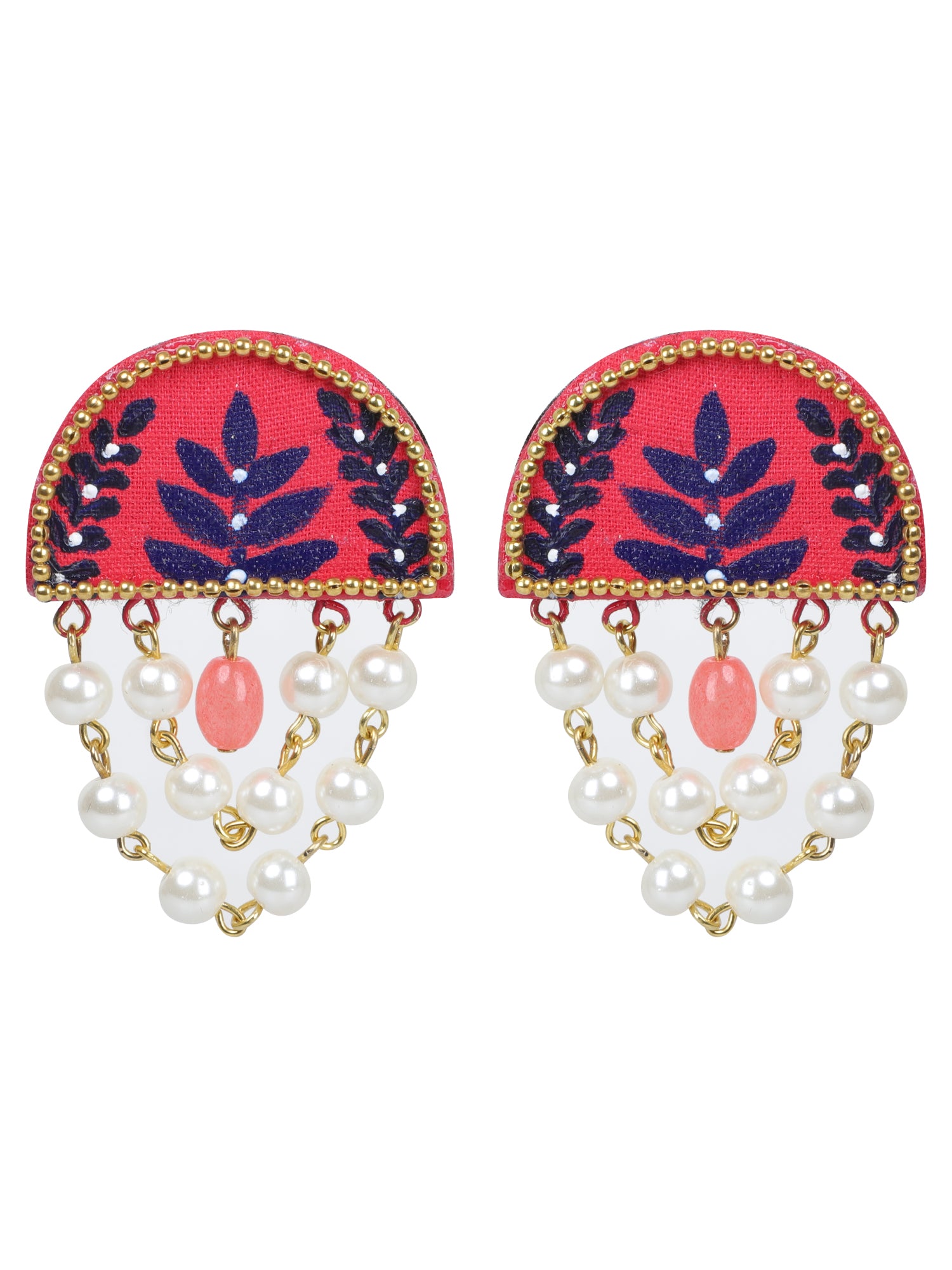 Mini Classic Multi Color Hand Painted Stud (Earrings) HP-ER-130