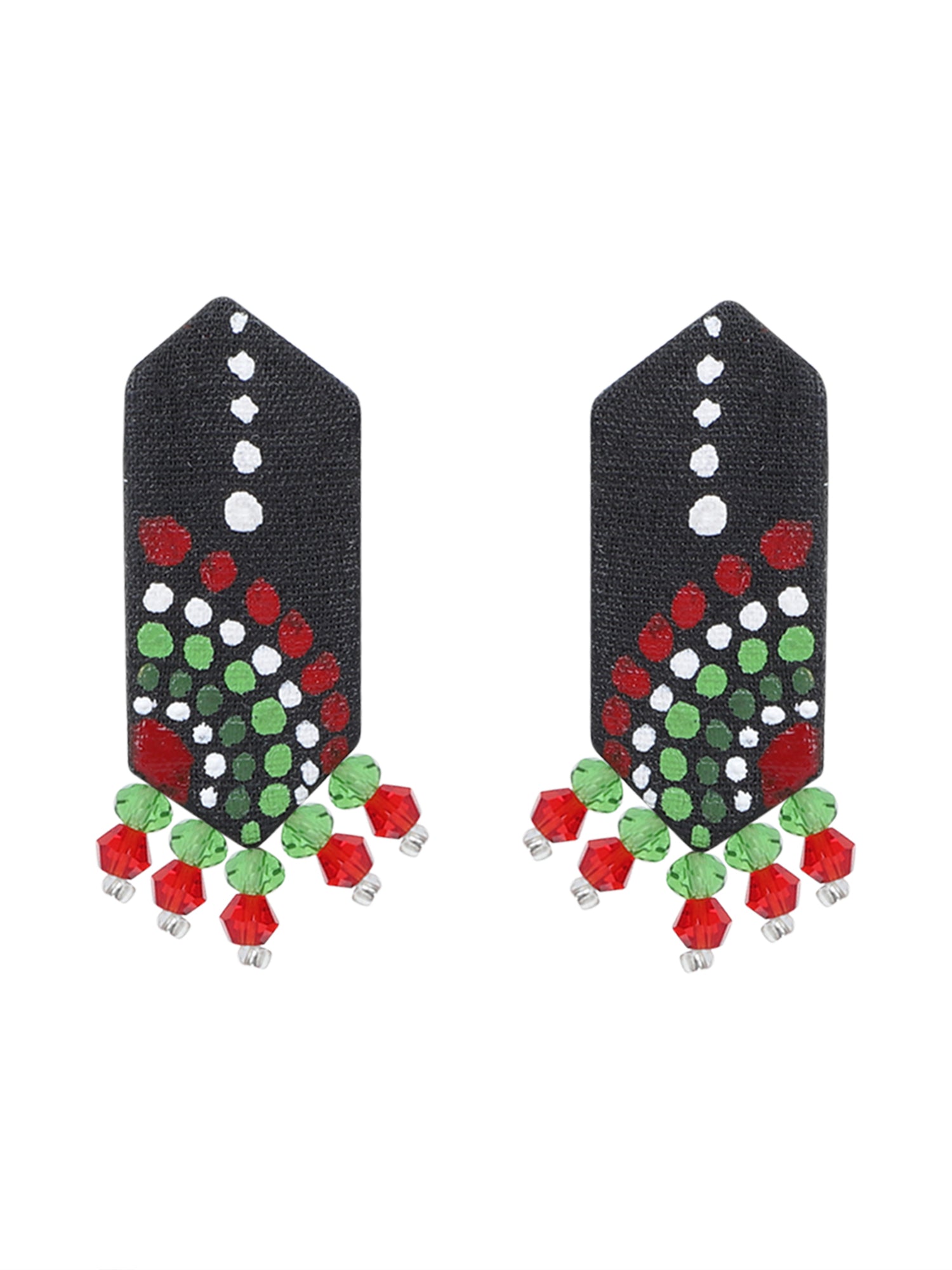 Mini Classic Multi Color Hand Painted Stud (Earrings) HP-ER-237