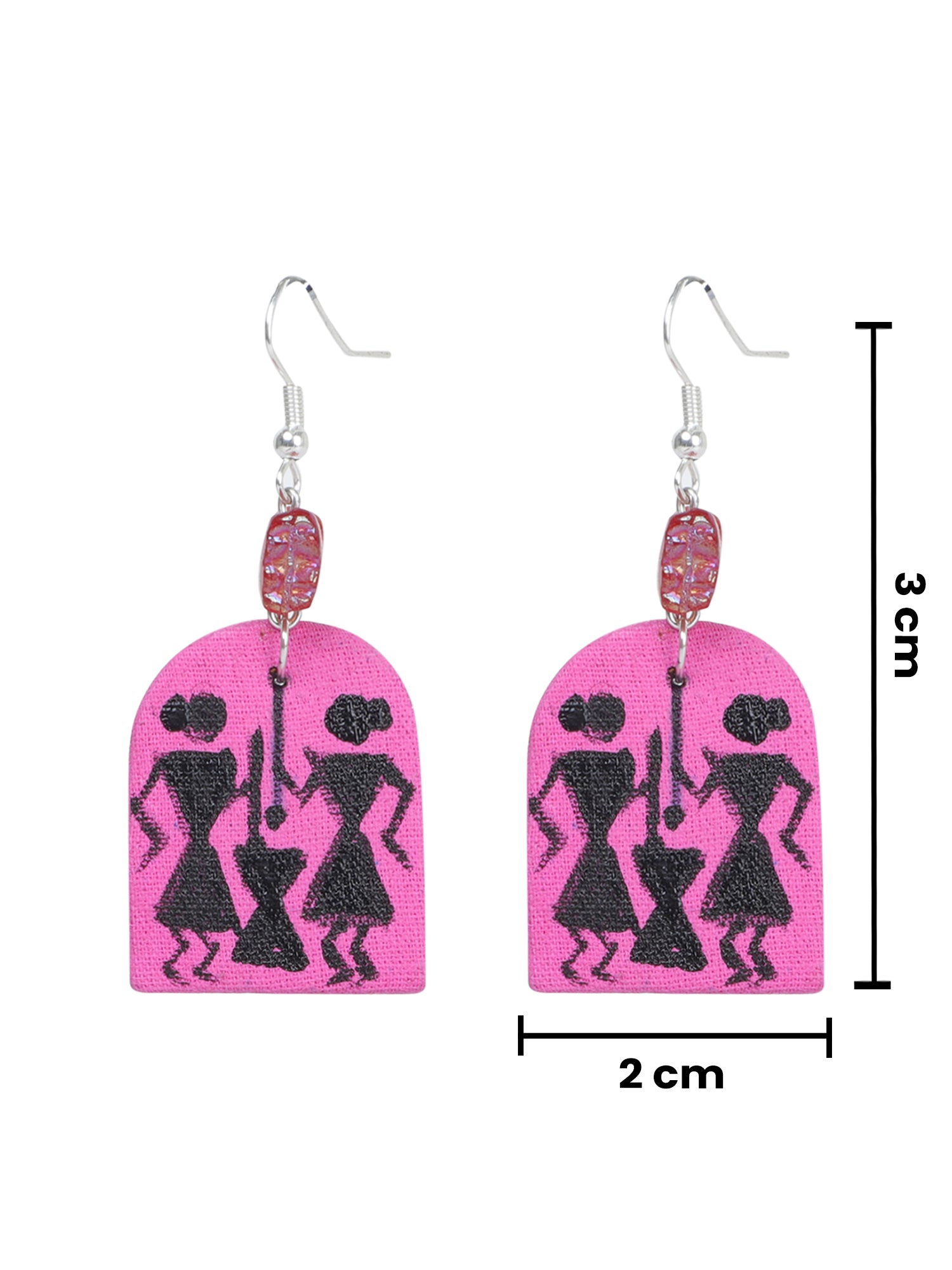 Mini Classic Multi Color Hand Painted Stud (Earrings) HP-ER-224