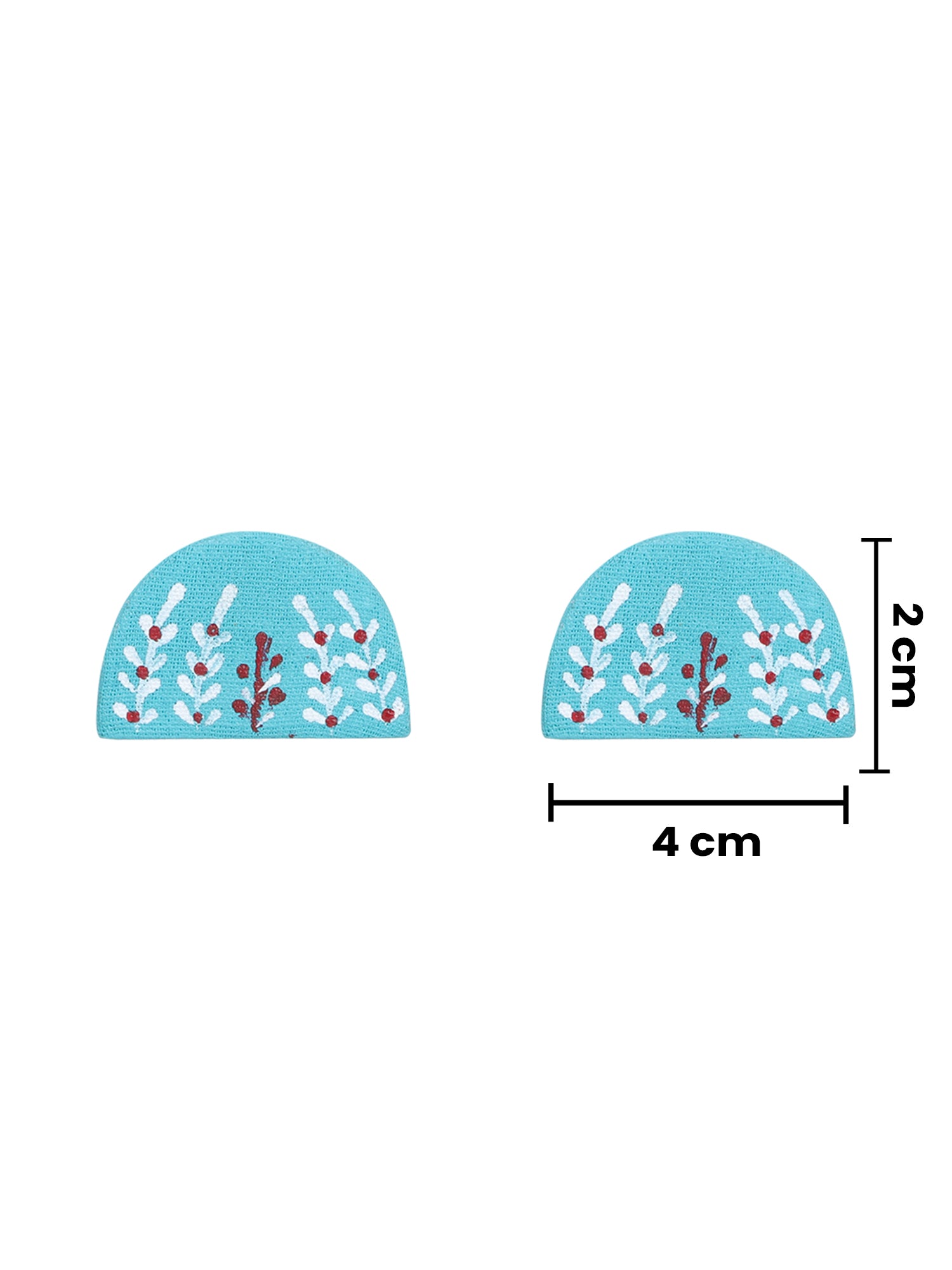 Mini Classic Multi Color Hand Painted Stud (Earrings) HP-ER-246