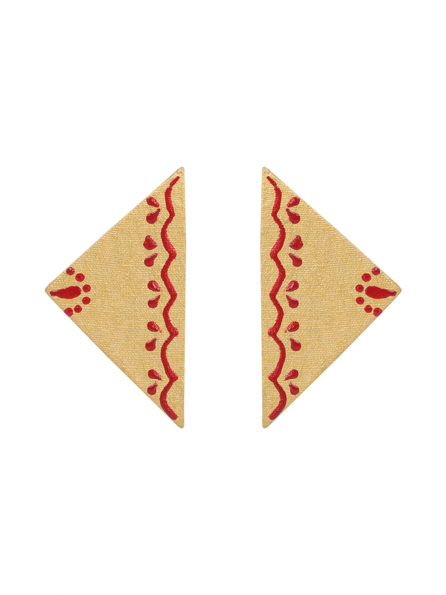 Mini Classic Multi Color Hand Painted Stud (Earrings) HP-ER-241