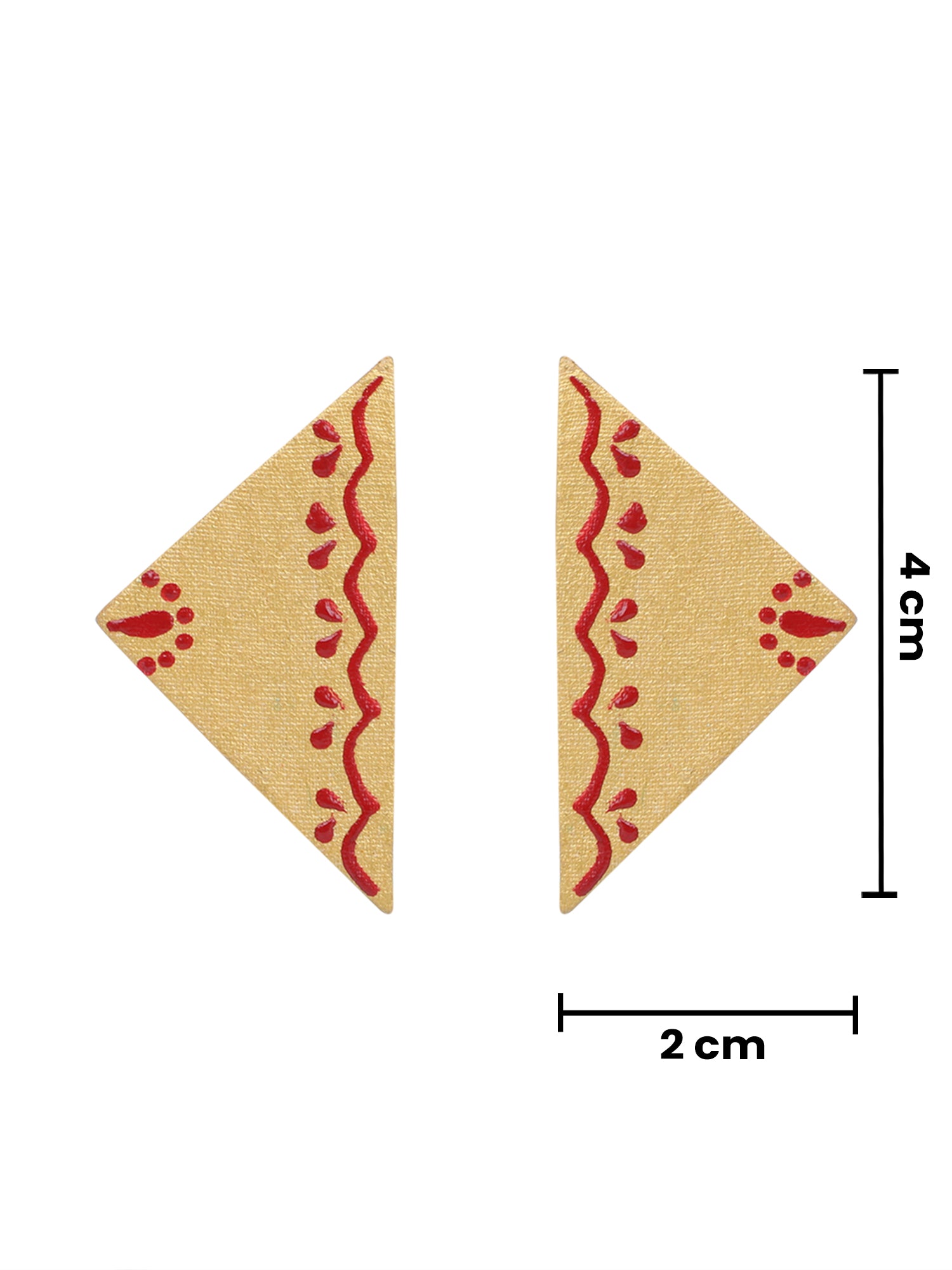 Mini Classic Multi Color Hand Painted Stud (Earrings) HP-ER-241