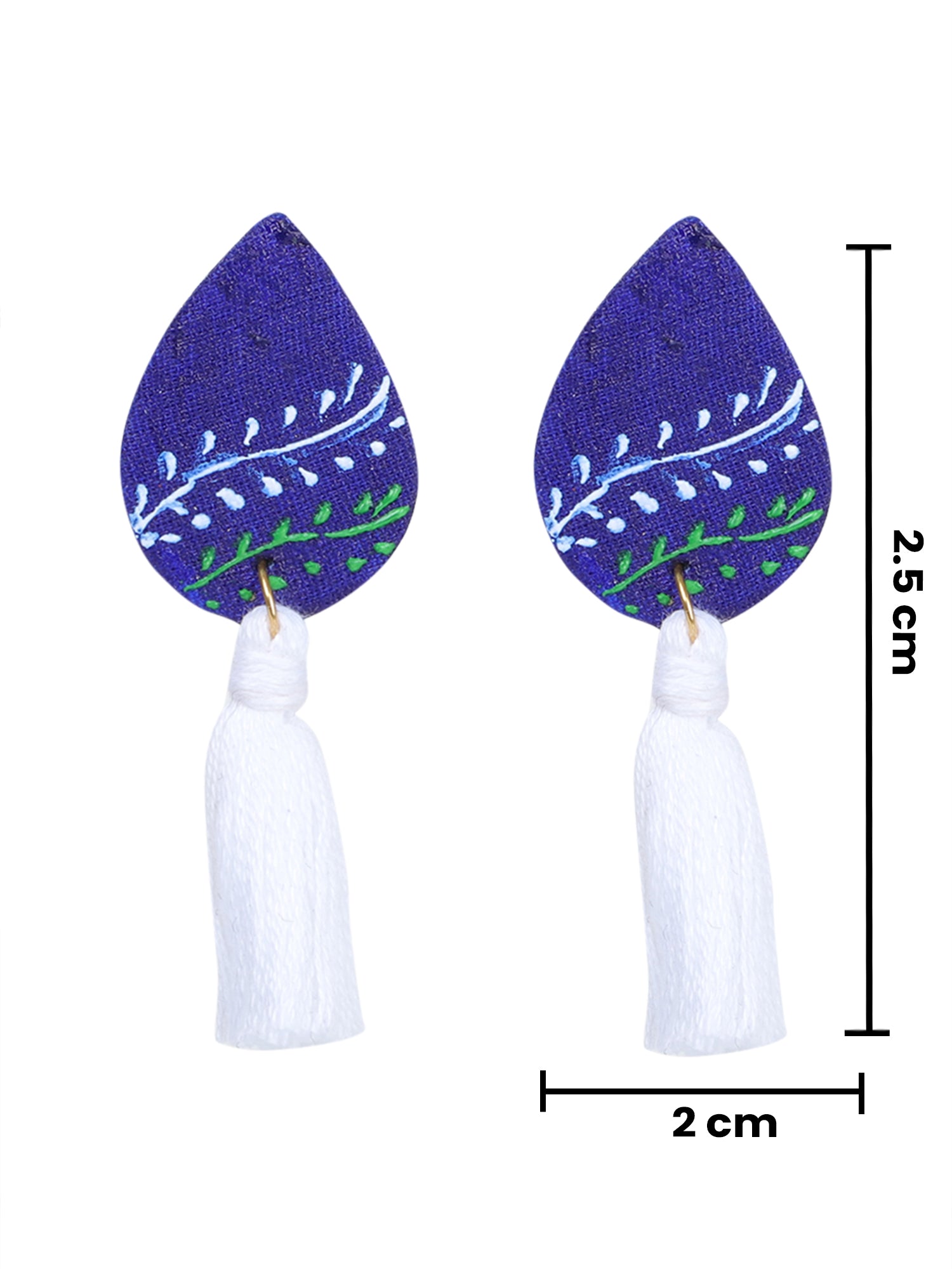 Mini Classic Multi Color Hand Painted Stud (Earrings) HP-ER-222