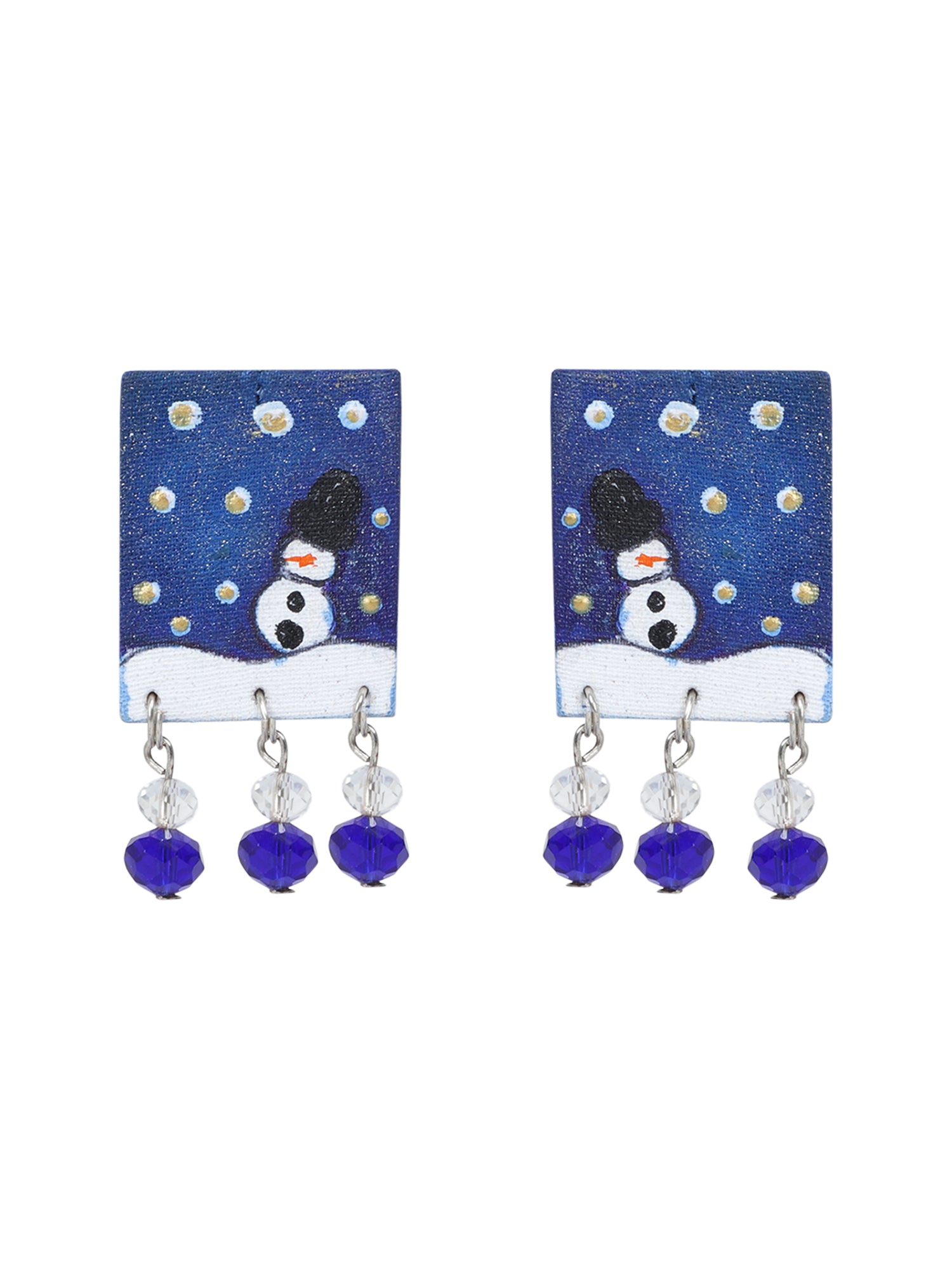 Mini Classic Multi Color Hand Painted Stud (Earrings) HP-ER-245