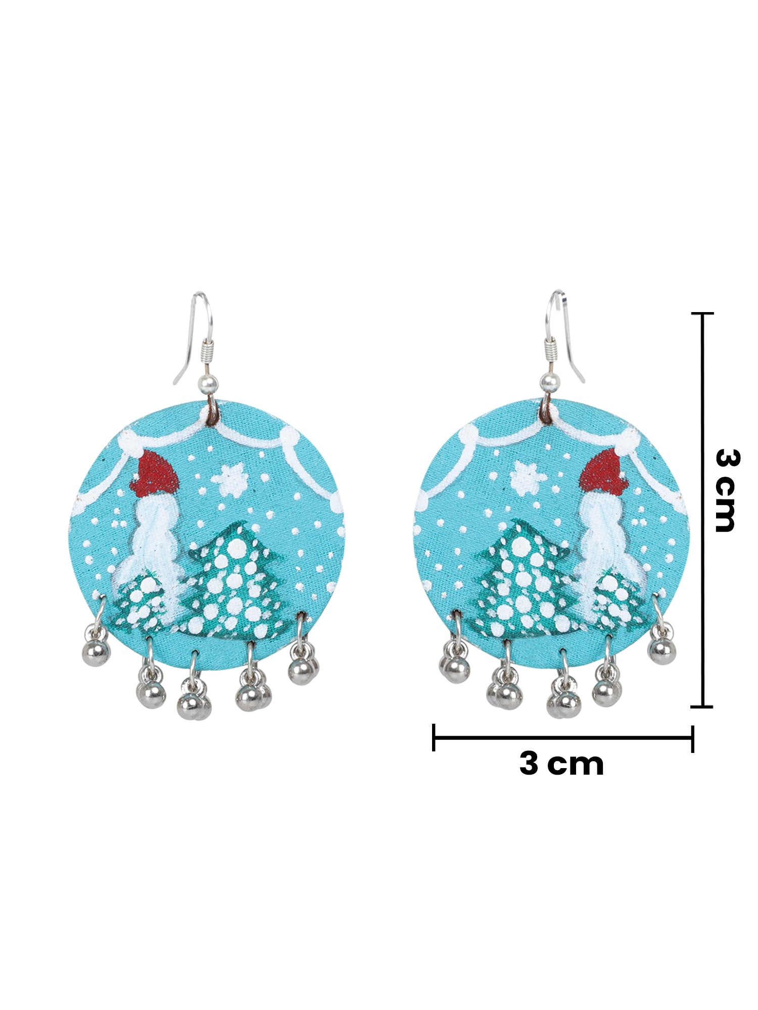 Mini Classic Multi Color Hand Painted Stud (Earrings) HP-ER-228