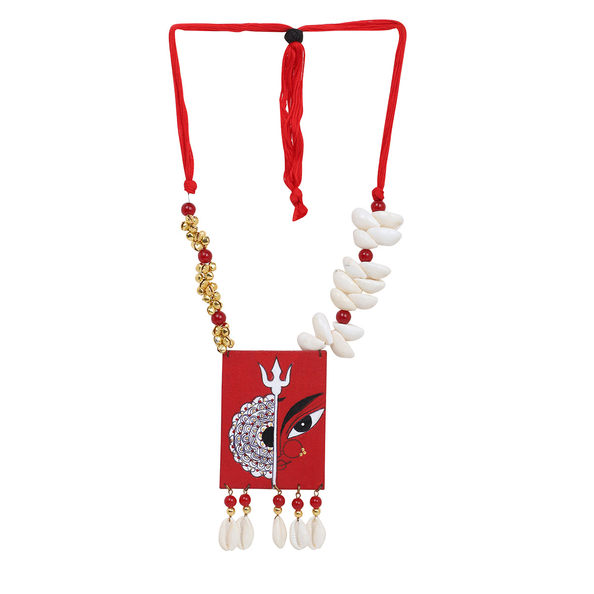 Durga Mandala Classic Multi Color Handmade (Necklace set) HP-NP