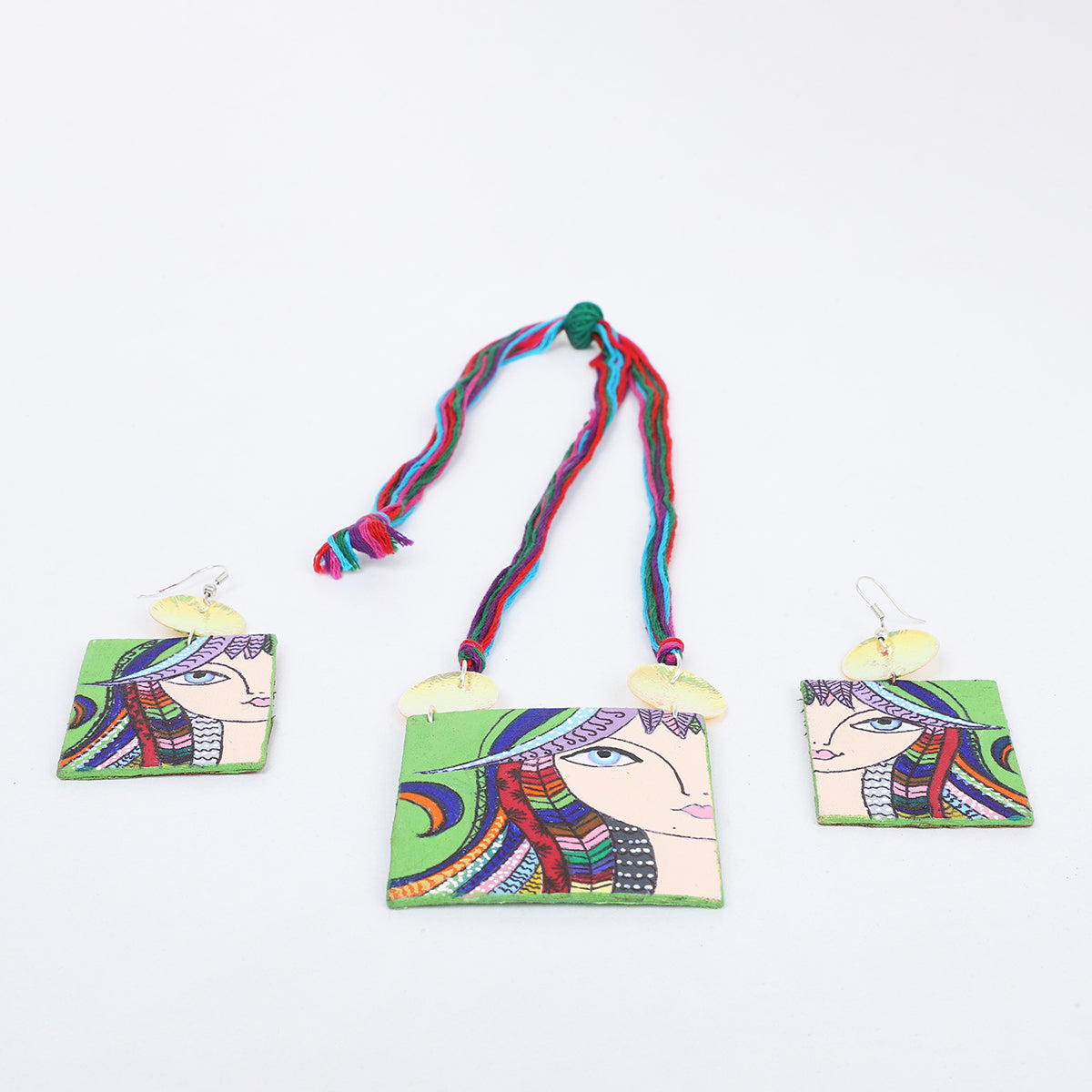 Rangeen Modern Multi Color Handmade (Necklace set) HP-NP