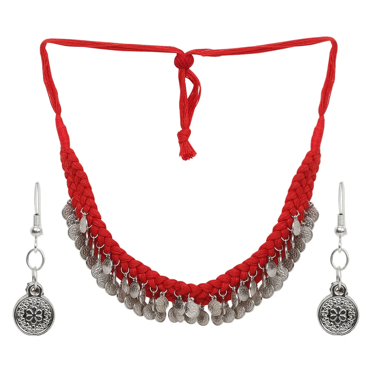 Sikka Silver Bohemian Multi Color Handmade (Choker) HM-NP-