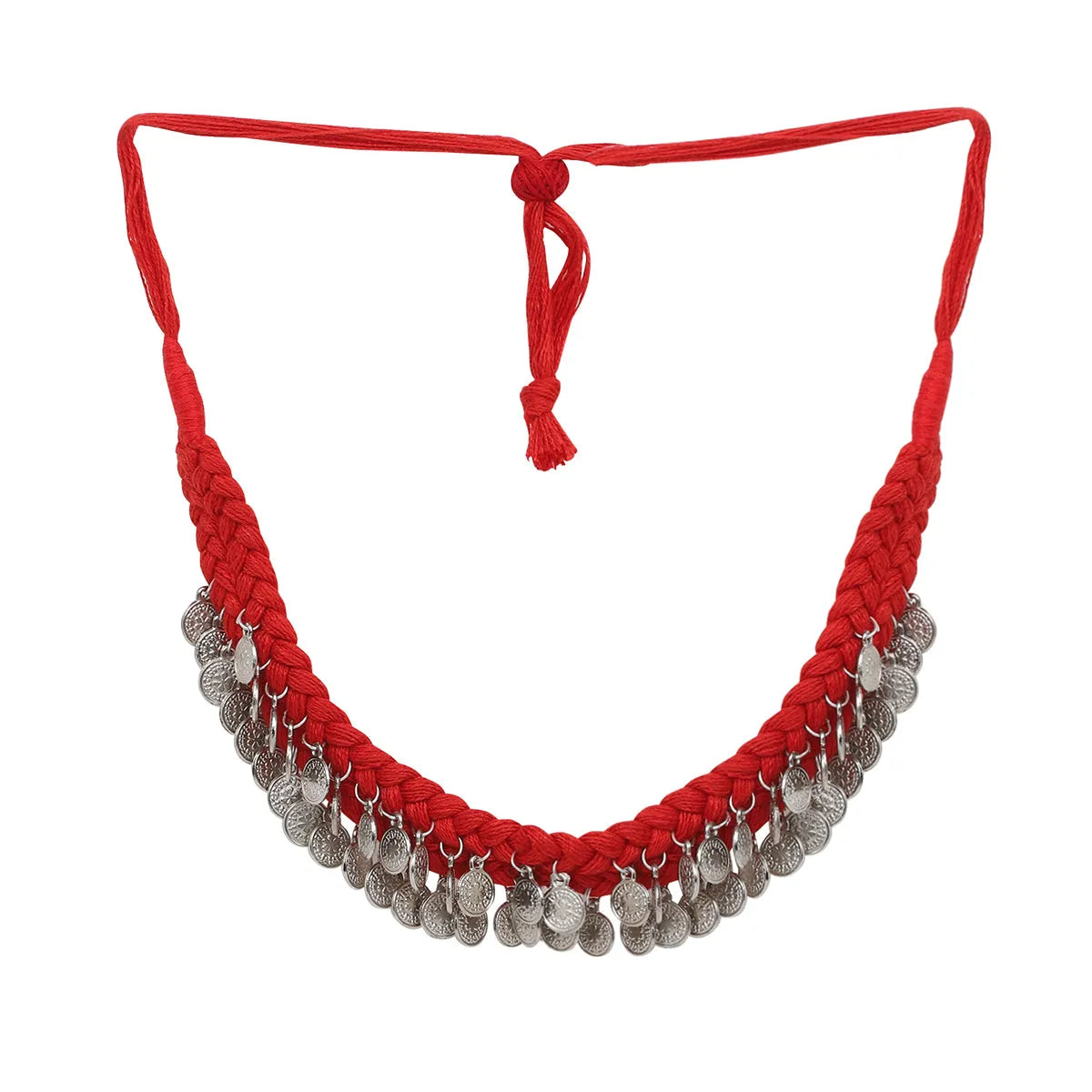 Sikka Silver Bohemian Multi Color Handmade (Choker) HM-NP-