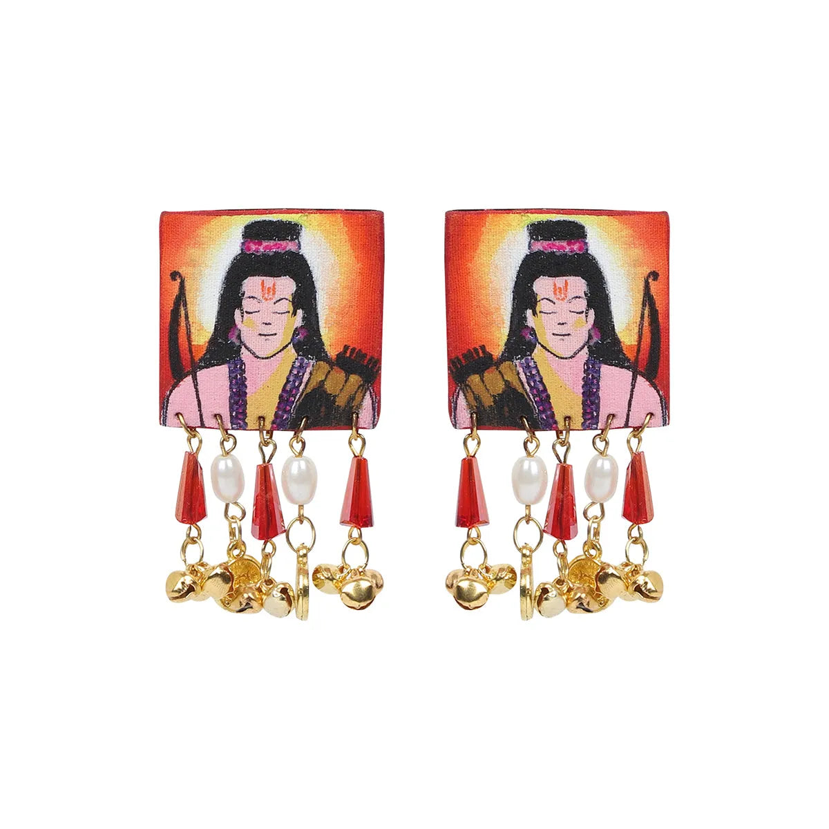 Siya Ram Traditional Multi Color Handmade (Earrings) HP-ER