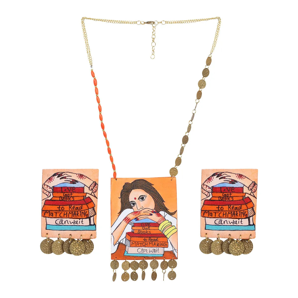 Geeky Urban Naari Bohemian Multi Color Handmade (Necklace set) HP-NP