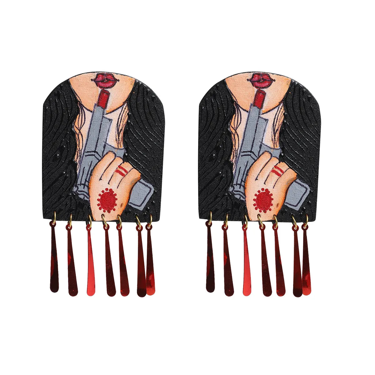 Revolver Rani Urban Naari Bohemian Multi Color Hand Painted (Necklace set) HP-NP