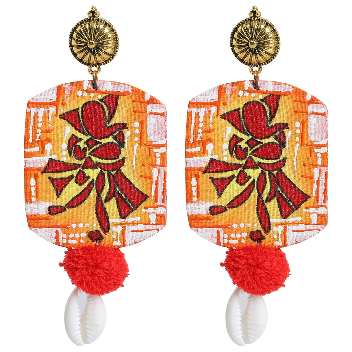 Taandav Mumbai Cha Ganesha Traditional Multi Color Hand Painted (Necklace set) HP-NP