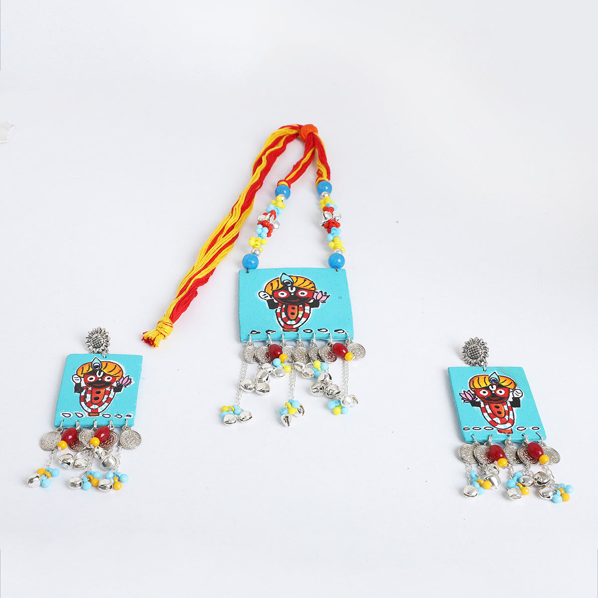 Damodar Puri Jagannath Traditional Multi Color Handmade (Necklace set) HP-NP