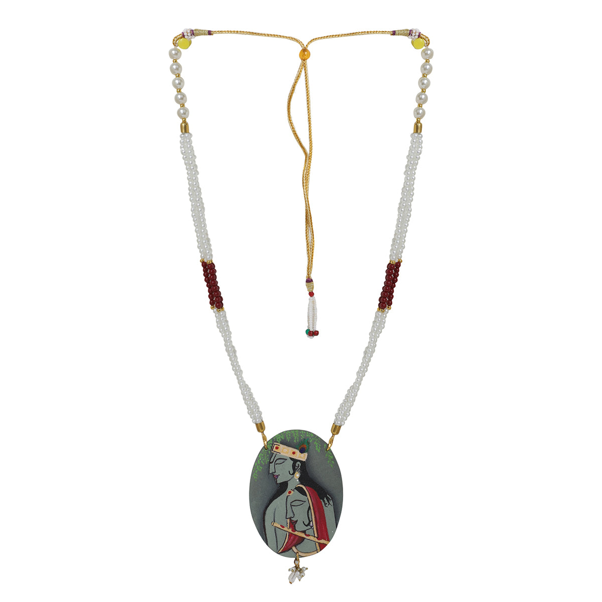 Gopi Brij Ke Kanha Traditional Multi Color Handmade (Necklace set) HP-NP