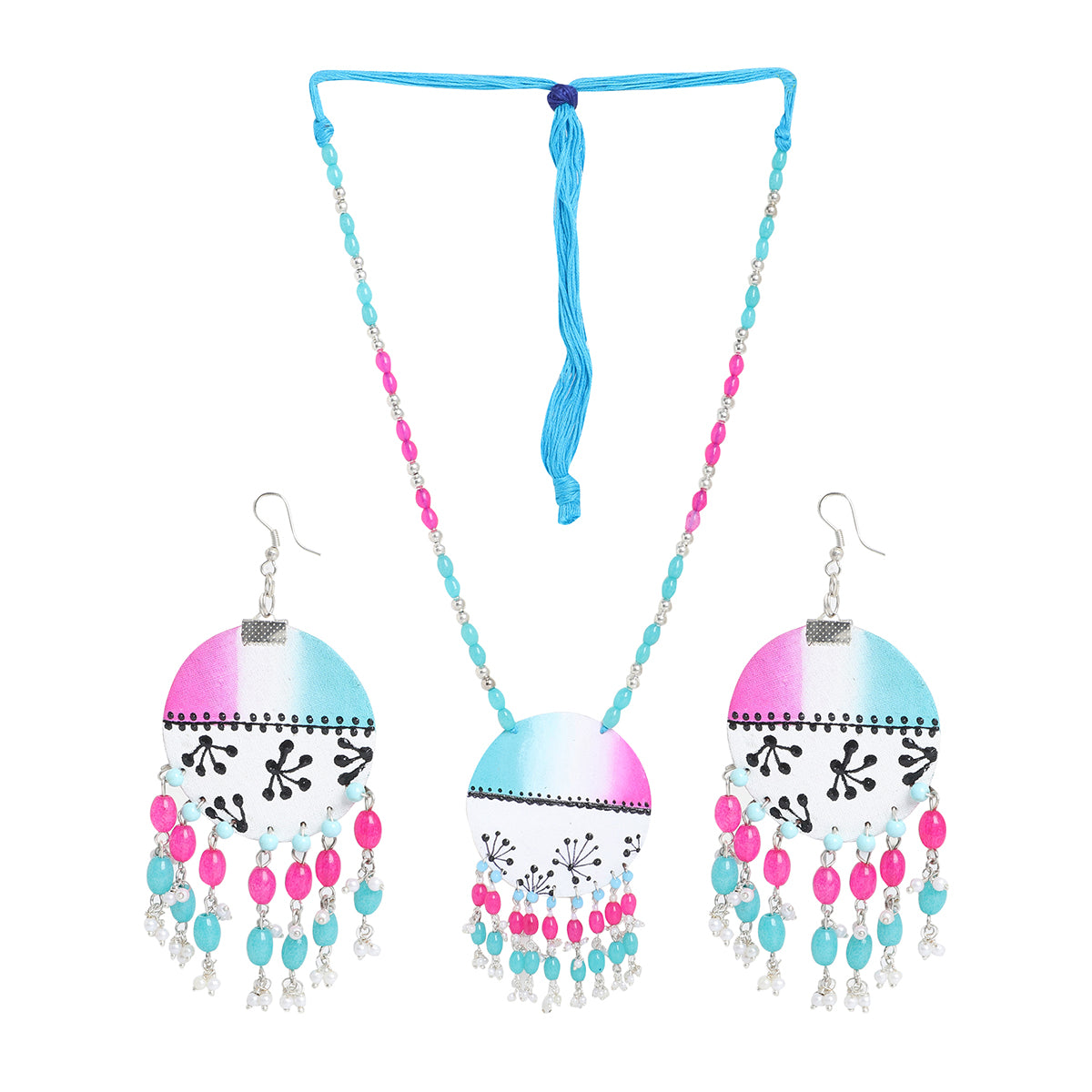 Sage Rosa Blue Classic Handmade (Necklace set) HM-NP