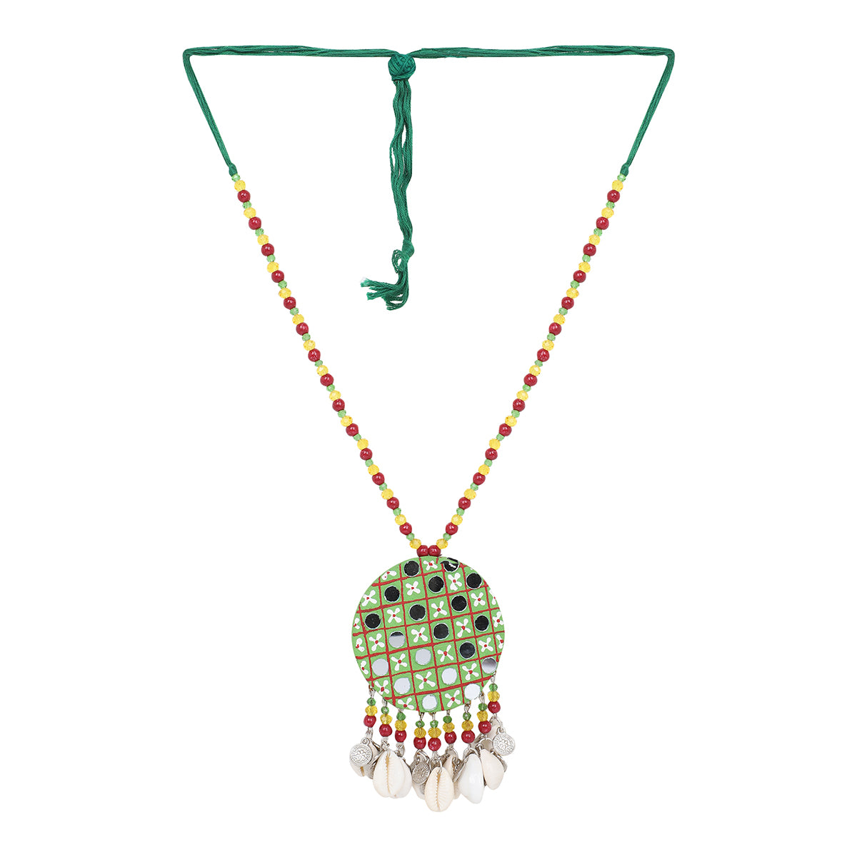 Olive Classic Multi Color Hand Painted (Necklace) HP-NP-124