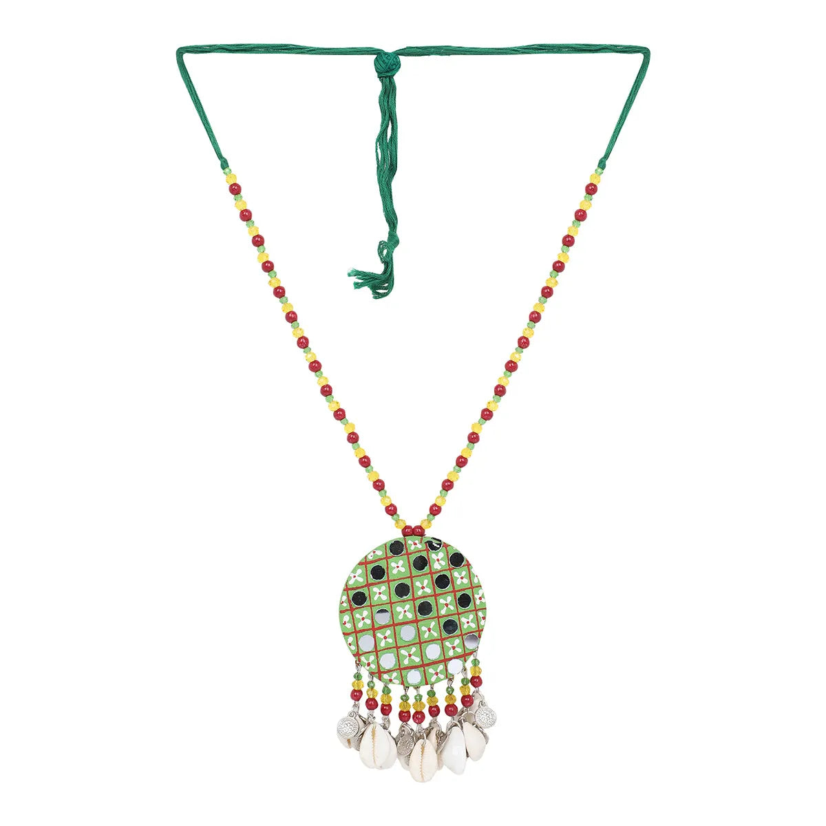 Olive Classic Multi Color Hand Painted (Necklace) HP-NP-124