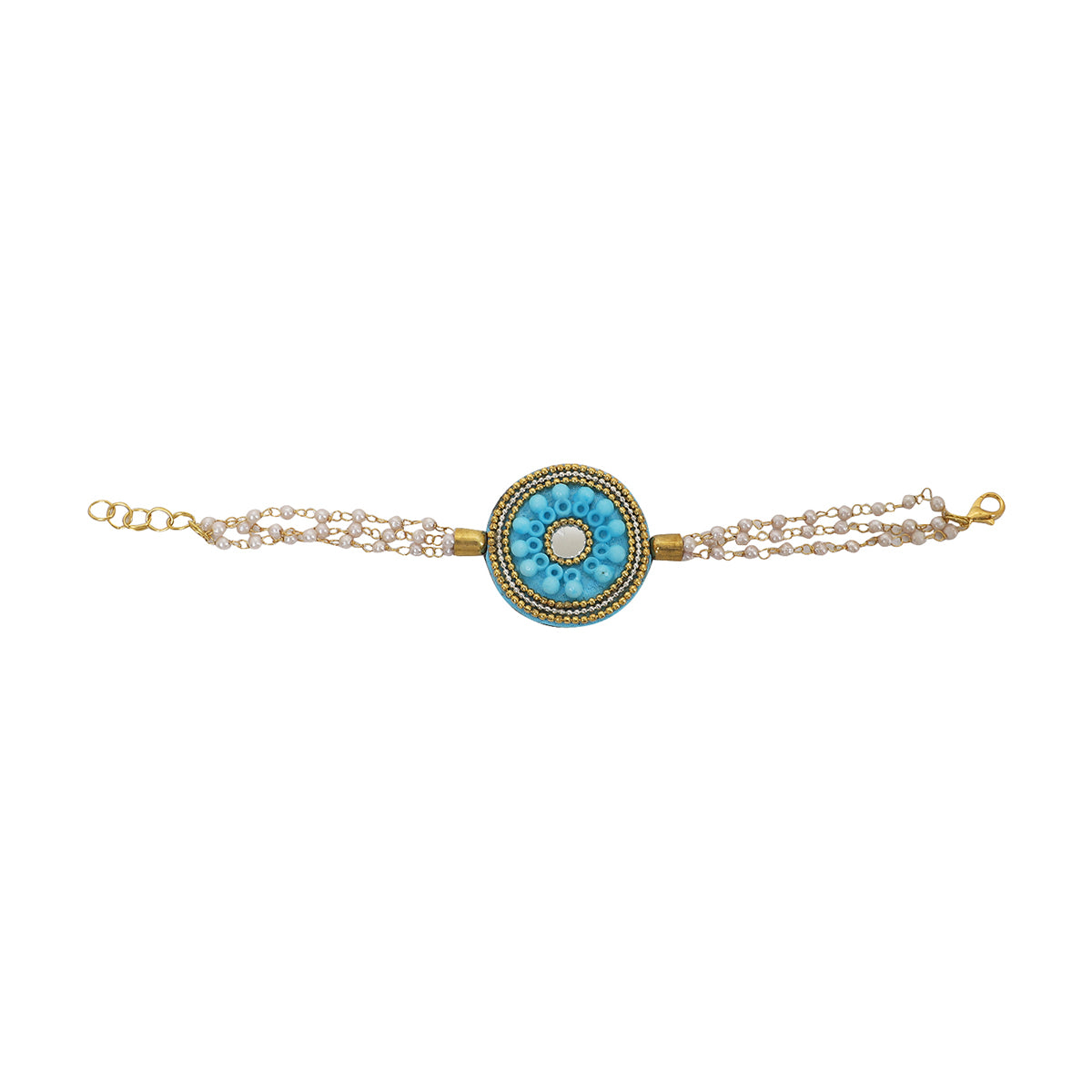 Navy Traditional Multi Color Handmade (Bracelet) HM-BR