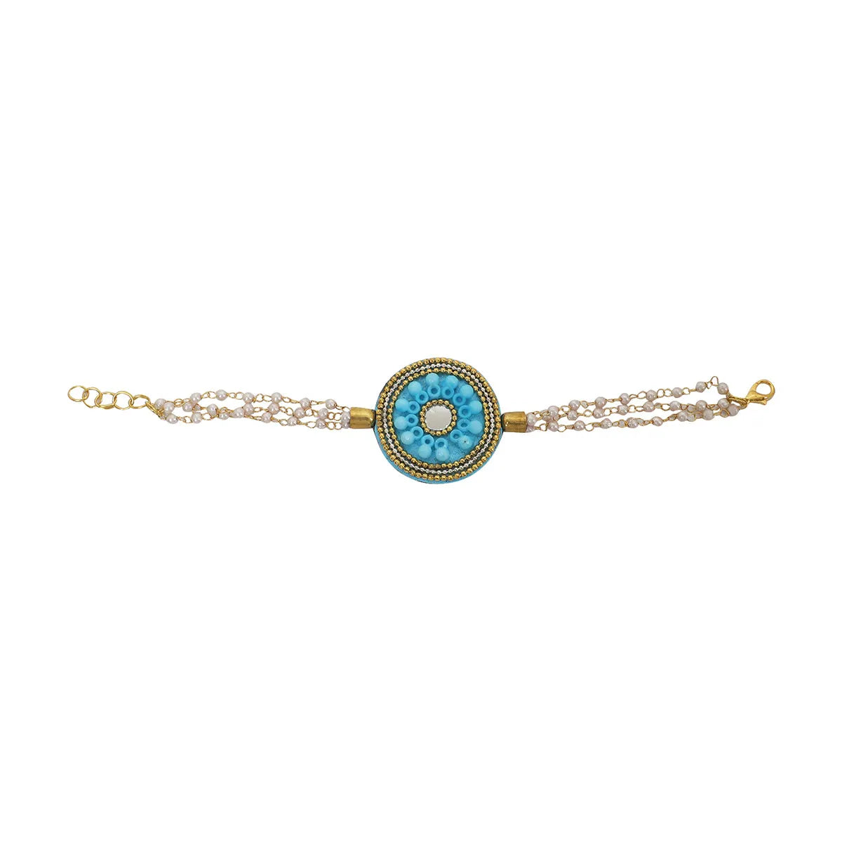 Navy Traditional Multi Color Handmade (Bracelet) HM-BR-018