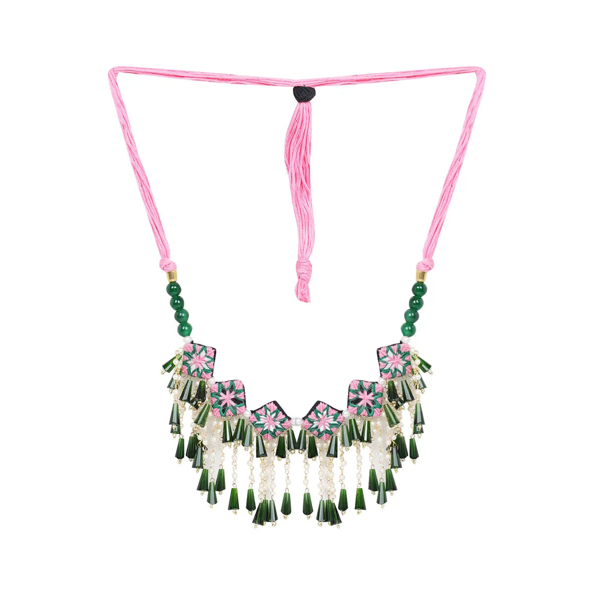 Ekaa Kalaratri Mirror Traditional Multi Color Handmade (Choker) HM-NP-