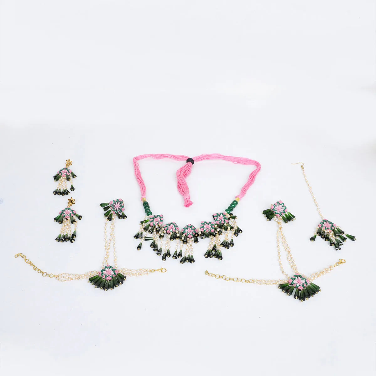 Ekaa Kalaratri Mirror Traditional Multi Color Handmade (Shaadi set)