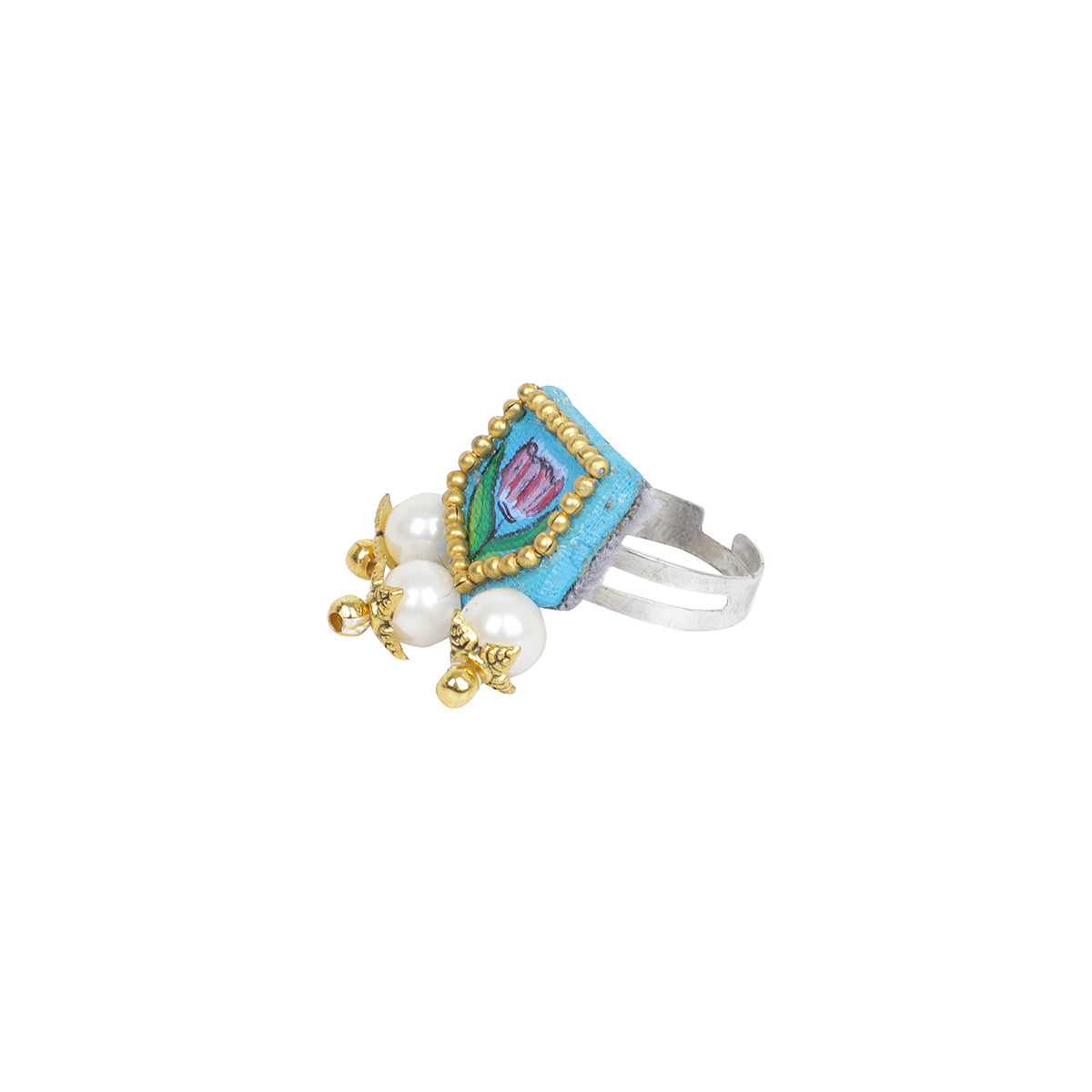 Waffa Classic Multi Color Hand Painted (Ring) HP-RG-018