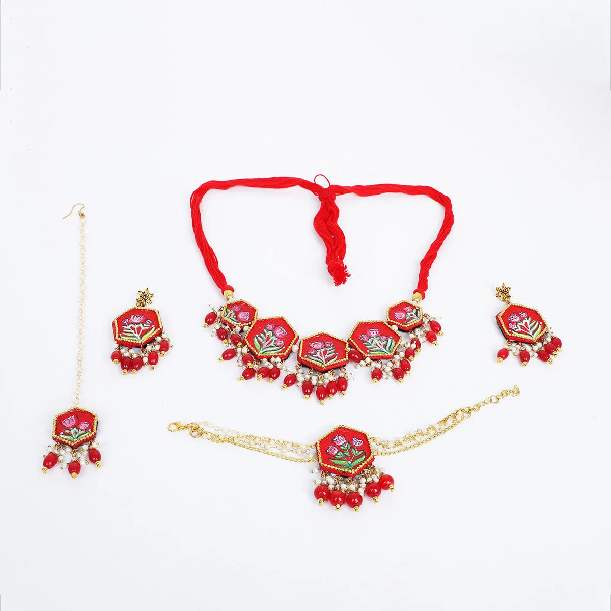 Cherry Classic Hand Painted Handmade (Shaadi set)