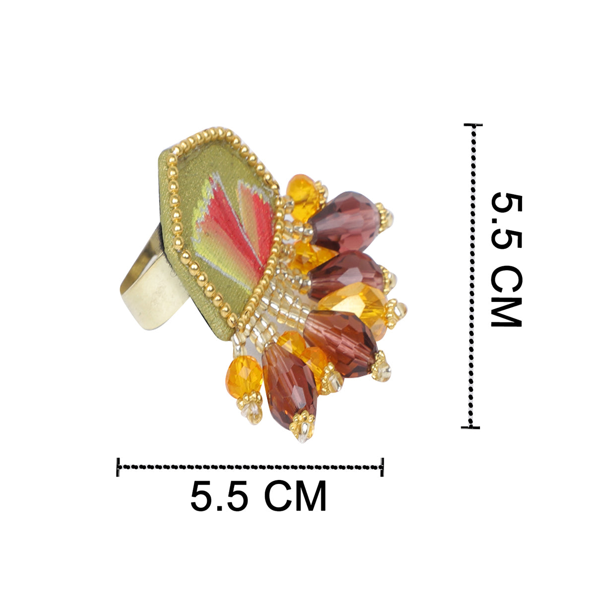 Cheerful Bloom Classic Gold Handmade (Ring) HP-RG-