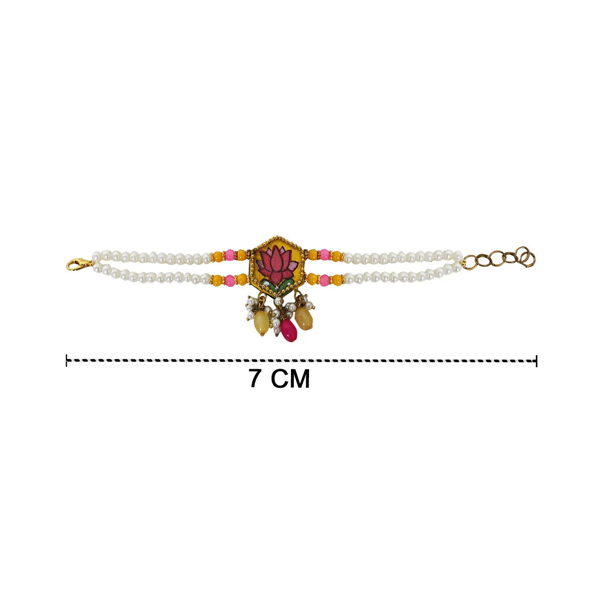 Lily Classic Multi Color Hand Painted (Bracelet) HP-BR-