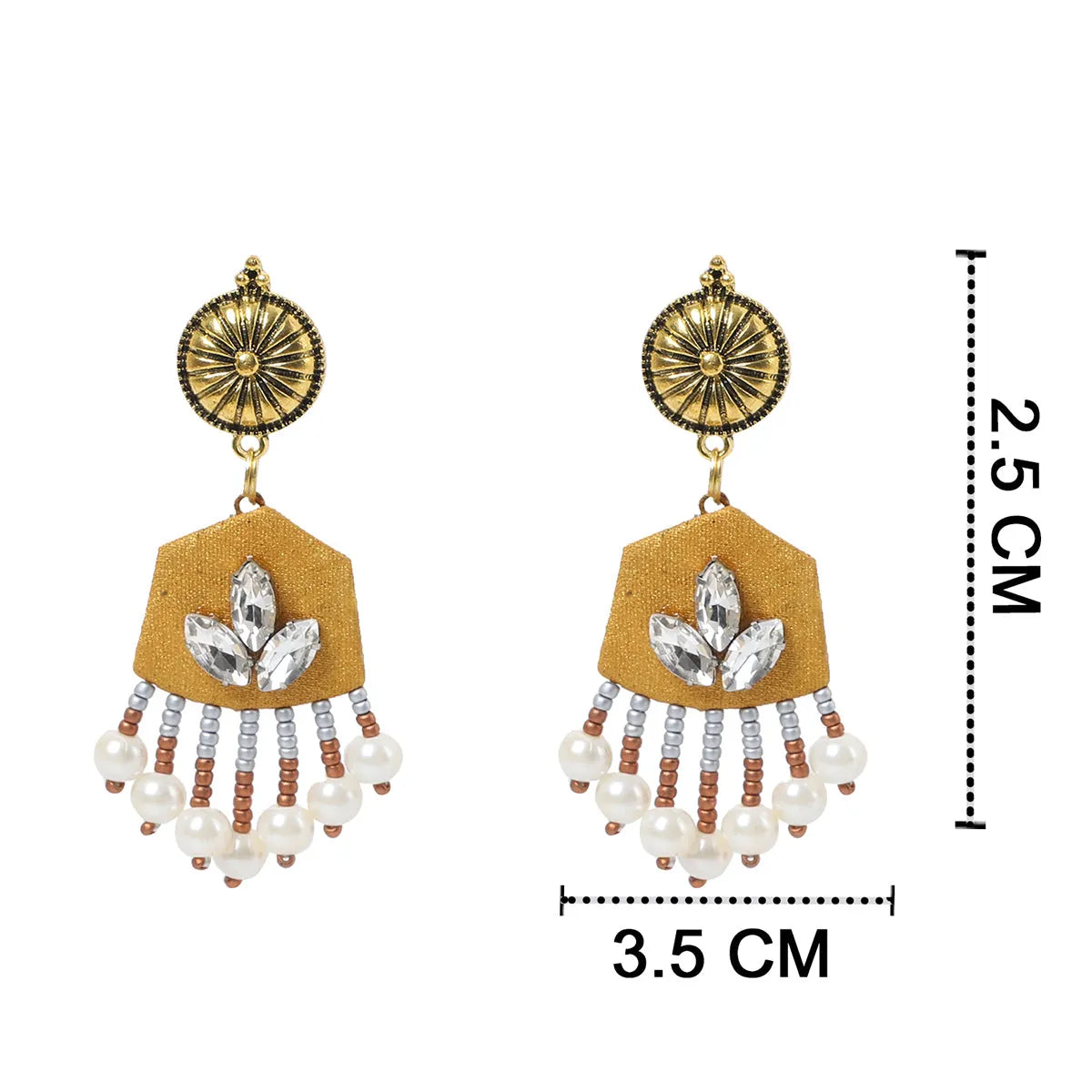Aviva Bohemian Golden Handmade Drop (Earrings) HP-ER-