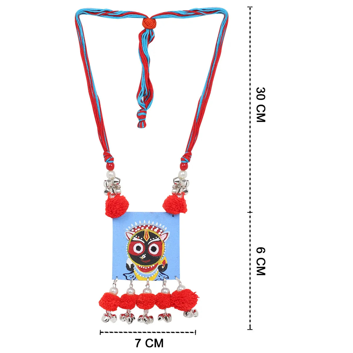 Damu Jagannath Traditional Multi Color Hand Painted (Necklace) HP-NP-147