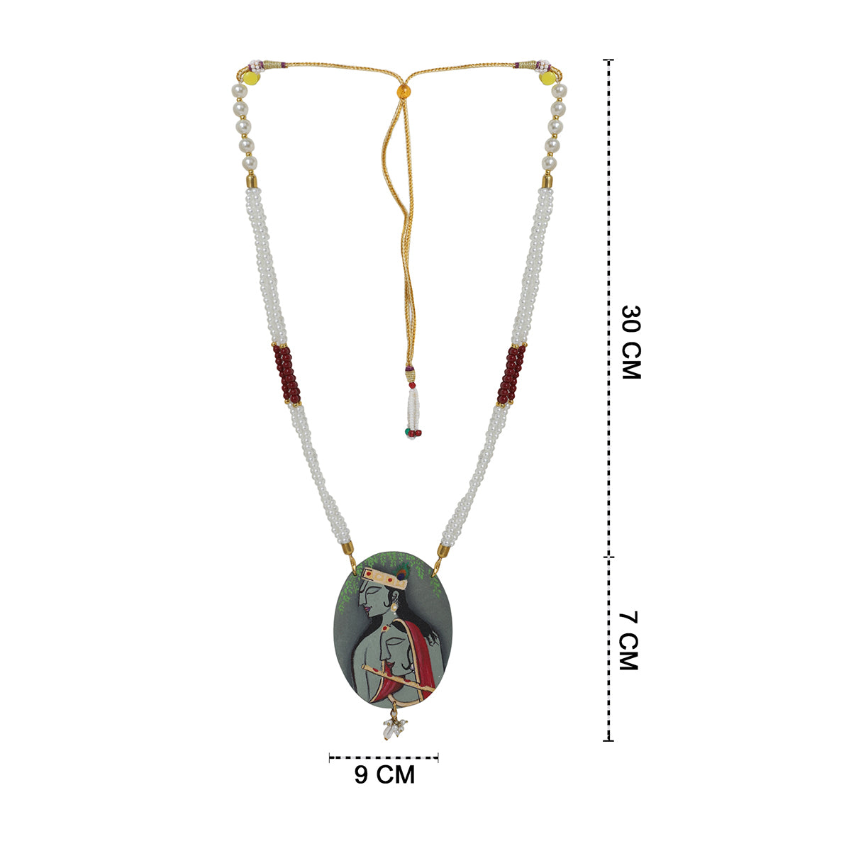 Gopi Brij Ke Kanha Traditional Multi Color Handmade (Necklace set) HP-NP