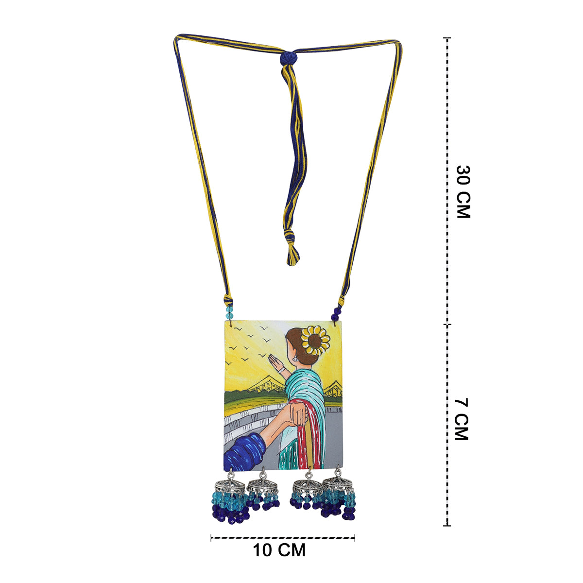 Dreaming Urban Naari Bohemian Multi Color Handmade (Necklace set) HP-NP