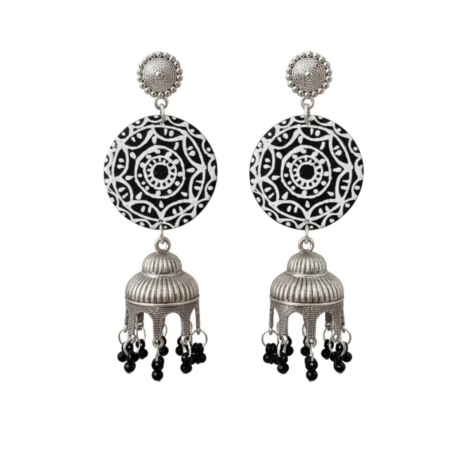 Serene Multi Color Hand Painted Drop (Earrings) HP-ER