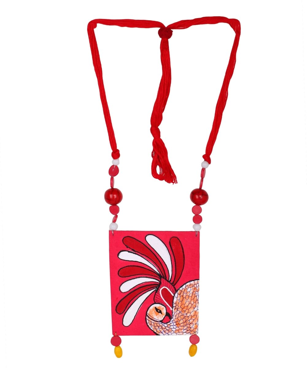 Almeria Classic Multi Color Hand Painted (Necklace) HP - NP - 004 - KHOJ.CITY