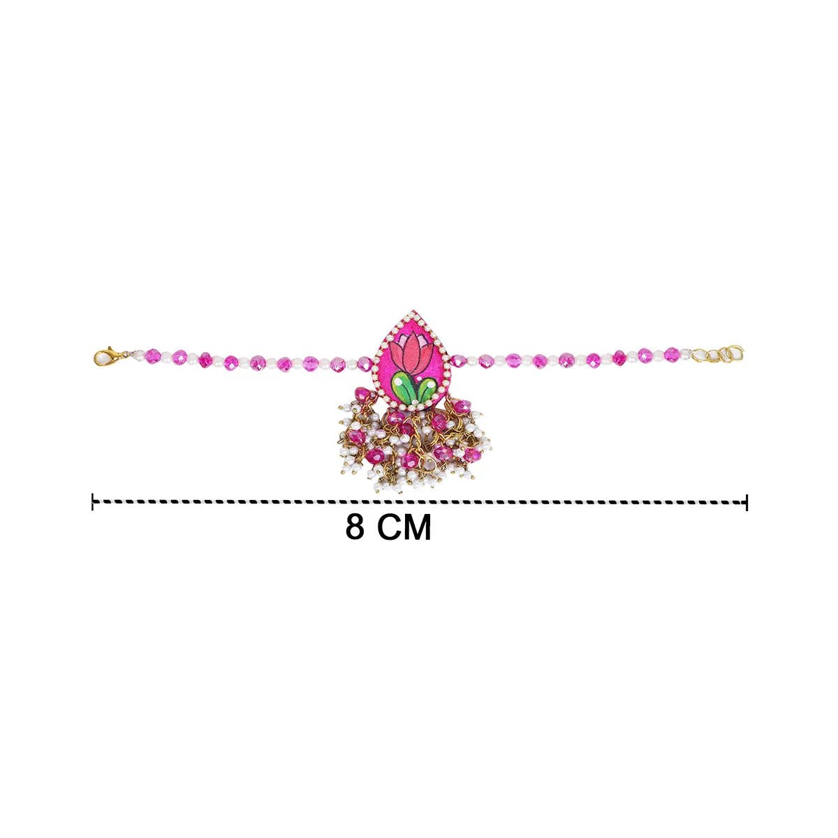 Amelia Traditional Multi Color Hand Painted (Bracelet) HP - BR - KHOJ.CITY