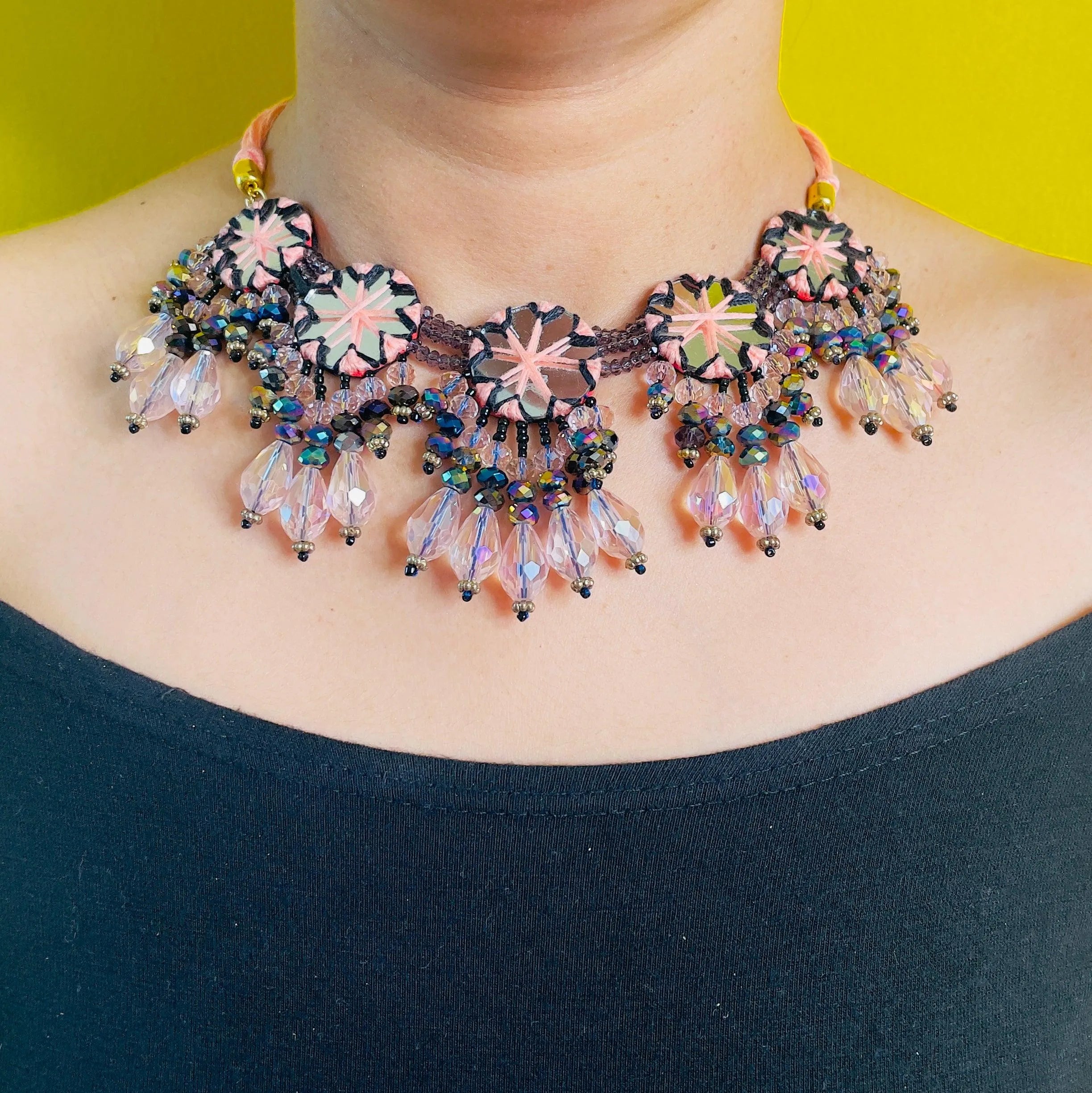 Anvi Classic Multi Color Handmade (Necklace/ Choker) HM-NP-001 - KHOJ.CITY