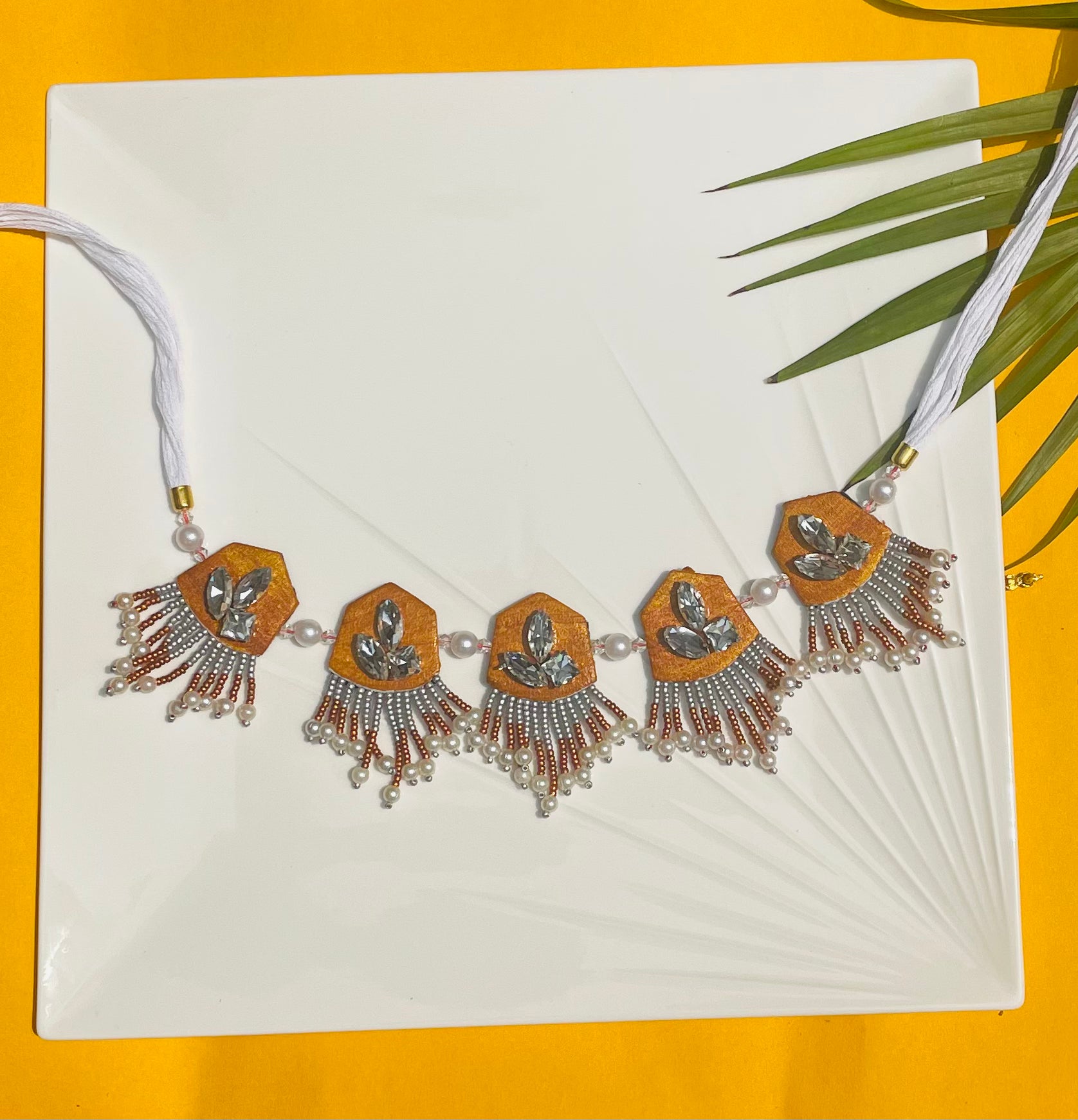 Aviva Classic Multi Color Hand Painted (Choker) HP-NP-007 - KHOJ.CITY